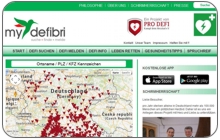 Konzept und App-Entwicklung für Projekt MyDefibri.com